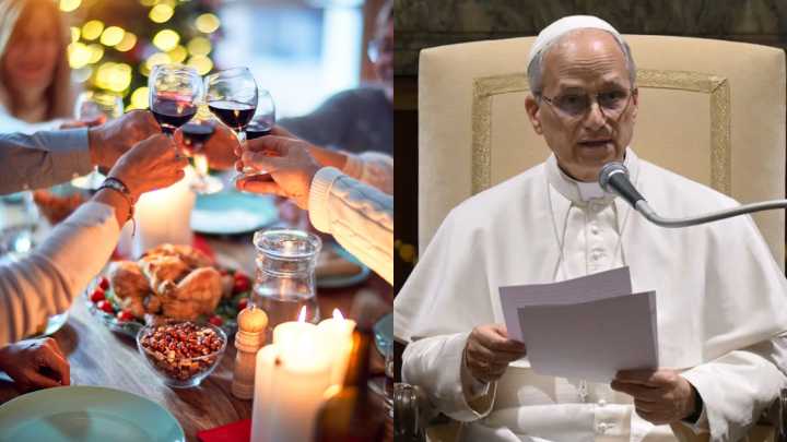 El papa pidió a las familias invitar a personas pobres o solas a la cena de Nochebuena