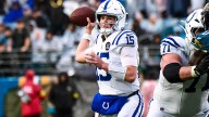 Riley Leonard has knee injury, Colts hopeful QB can play vs. Seahawks; Anthony Richardson Sr. will not be activated from injured reserve for Week 15