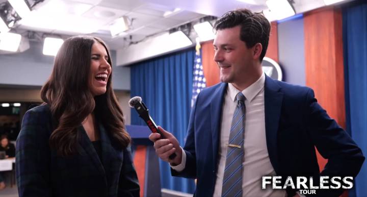 Trump Pentagon Press Sec Laughs Out Loud at Candace Owens Conspiracy Theory