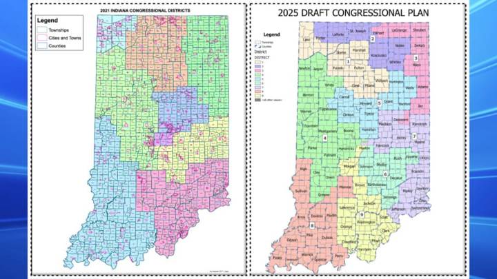 Indiana House releases proposed redistricting maps
