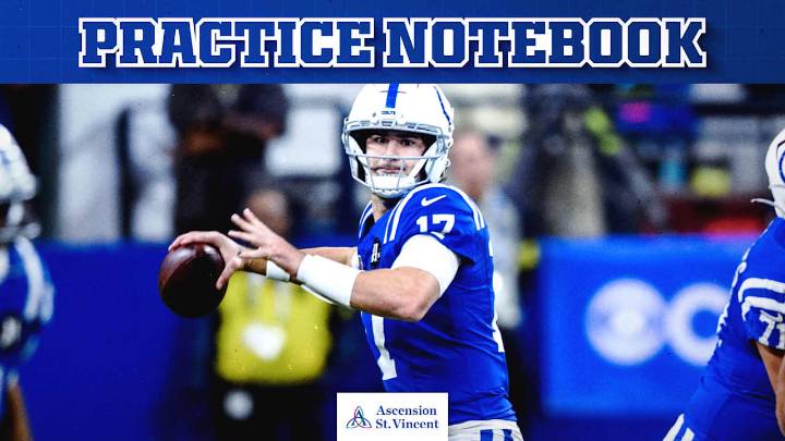 Practice Notebook: Colts see 'no restrictions' on Daniel Jones, offense amid QB's fibula injury