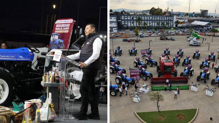 Armenta entrega 357 equipos en segunda fase de maquinaria agrícola