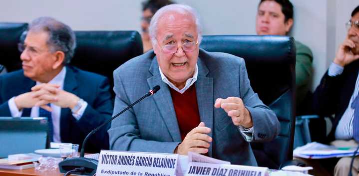 Crisis en Acción Popular: "La irresponsabilidad de unos ambiciosos nos saca de carrera", asegura García Belaunde