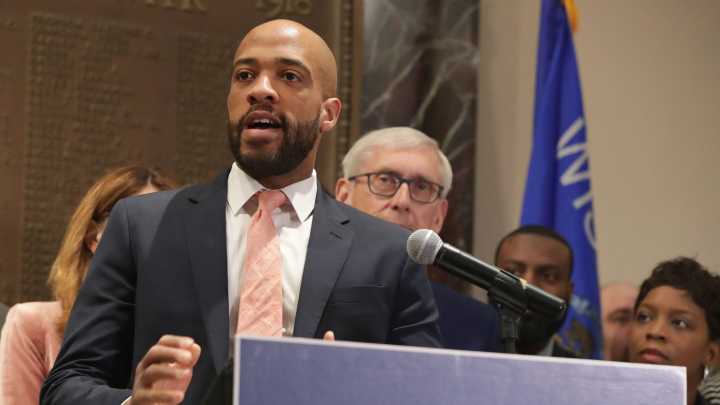 Former Lt. Gov. Mandela Barnes launches 2026 campaign for governor