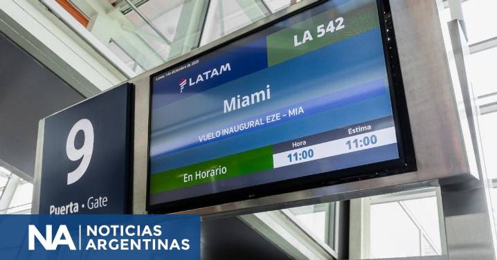 Inauguran un nuevo vuelo directo a Miami