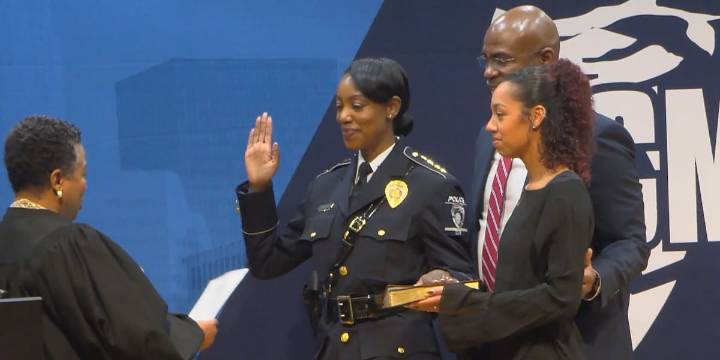 ‘Overwhelmed, overjoyed with this occasion’: New Charlotte-Mecklenburg police chief outlines goals for the department