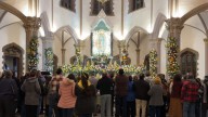 Madrugan saltillenses para visitar Santuario de la Virgen de Guadalupe en su día