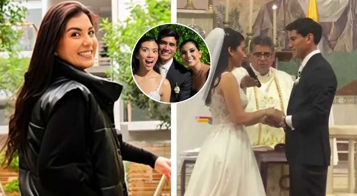 Ana Siucho DESLUMBRA en la boda del ‘Tunche’ Rivera, jugador de Universitario: ¿hubo reencuentro con Edison Flores?