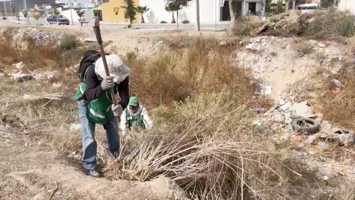 Retiran 200 toneladas de basura; rehabilitan canal pluvial en Ramos Arizpe