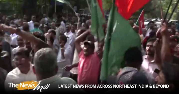 Kerala: UDF workers celebrate as alliance makes major gains in local body polls