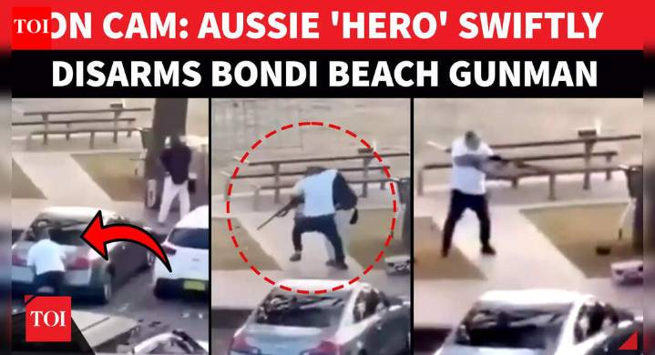 Sydney Attack VIDEO: Australia Man Grabs Gunmen, Snatches Rifle, Forces Him To Flee During Beach Mayhem
