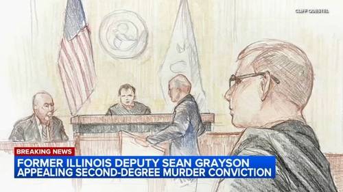 Ex-Sangamon County Sheriff's Deputy Sean Grayson appeals conviction for Springfield shooting death of Sonya Massey