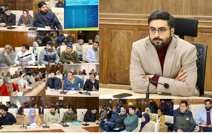 DC Srinagar reviews progress in implementation of PM Surya Muft Bijli Yojana