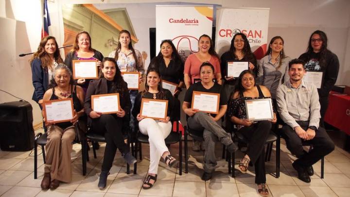 43 vecinos de Caldera certificaron cursos de grúa horquilla y licencia de conducir clase B