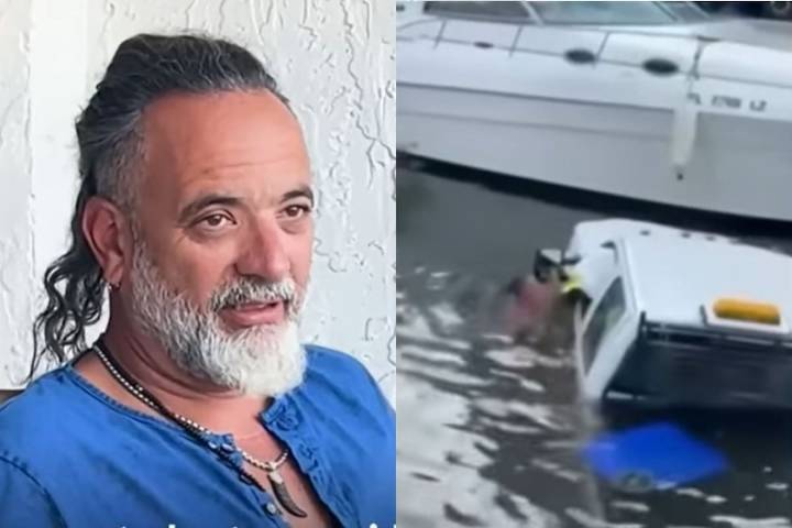 Héroe cubano en Florida. Una camioneta cayó al agua en Miami y un migrante les salvó la vida a sus ocupantes