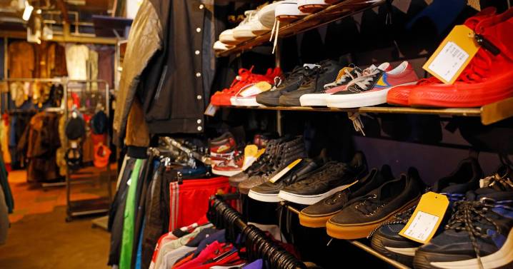 Woman buys charity shop heels for £6.50 and is floored by their true value