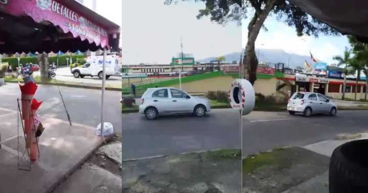 Otro accidente en el cruce frente a Mercacentro 4: vecinos exigen reductores de velocidad