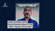 Gaza storms mean Palestinians brace for “very tragic situation”