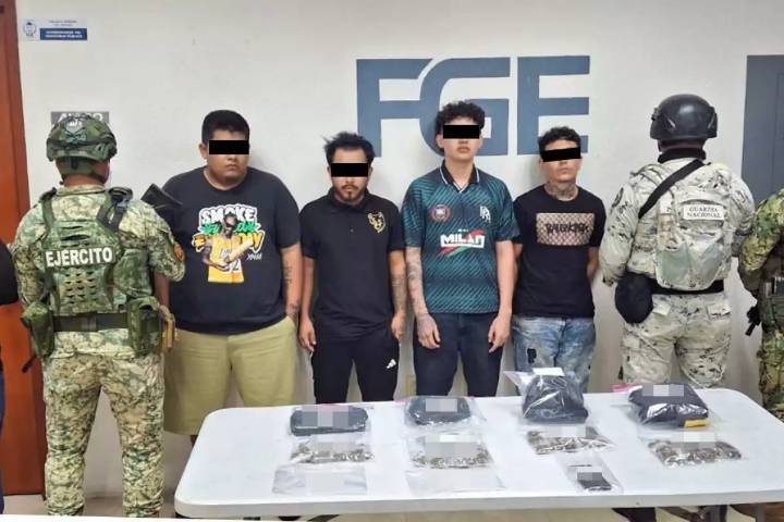 Dos cateos, seis detenidos y la FGE da duro golpe al narcomenudeo en Quintana Roo; así fue el operativo