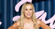 Amanda Holden flashes bum while Maura Higgins shows off rippling abs at Fashion Awards