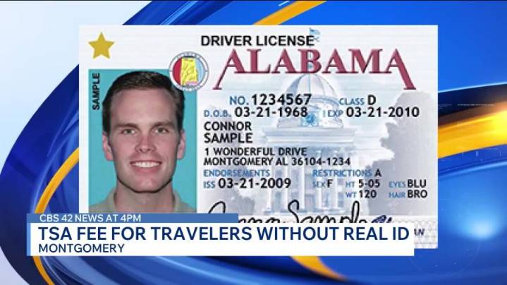 TSA introducing fee for flyers lacking compliant ID