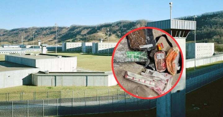 ¡Festín navideño! Dron cargado con patas de cangrejo, mariguana, cigarros, condimentos y filetes de res “cae” en una prisión de EEUU