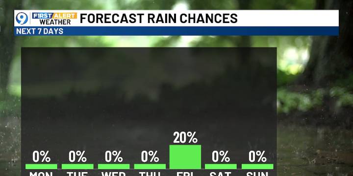Sunshine and dry weather return this week