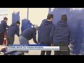 Blue Jackets lend a hand for Habitat for Humanity