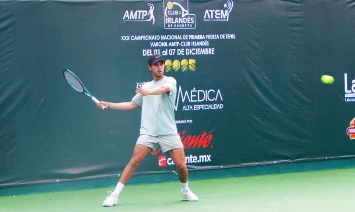 Avanzan favoritos en XXX Campeonato Nacional de Tenis Varonil 1ra. Fuerza “Punta Médica presentado por Caliente”