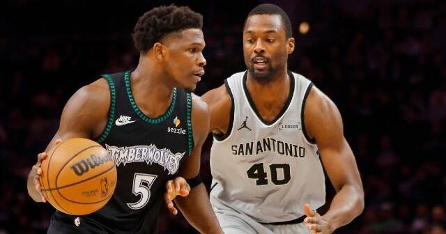 Edwards sets Wolves franchise mark in 125-112 home win against Spurs