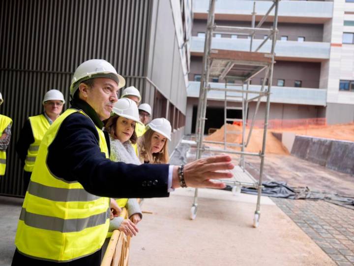 En marcha la obra del búnker para el acelerador del nuevo Hospital Obispo Polanco de Teruel
