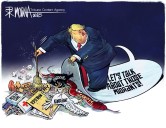 Cartoon: Under the rug