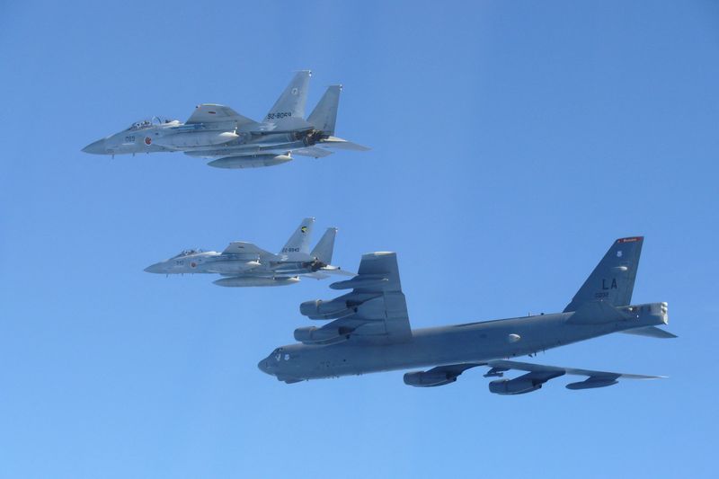 US bombers join Japanese jets in show of force after China