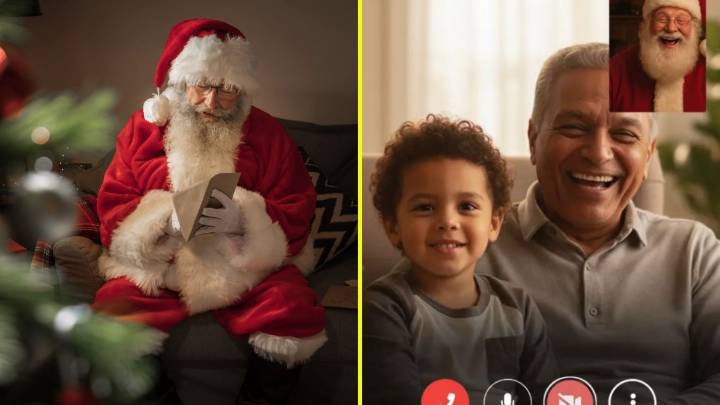 ¿Quieres recibir una llamada personalizada del Viejito Pascuero? Así puedes lograrlo con una plataforma chilena