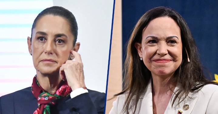 Sheinbaum evita felicitar a María Corina por premio Nobel; pide no intervención en Venezuela