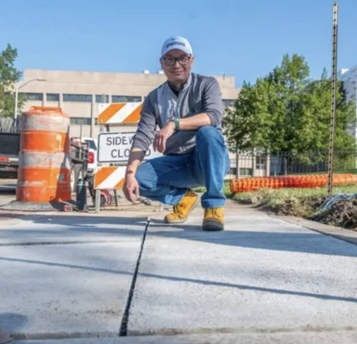 Innovative ‘self-heating, self-healing’ concrete being tested at MSU