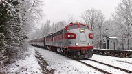 All aboard! The North Pole Express departs from Bardstown