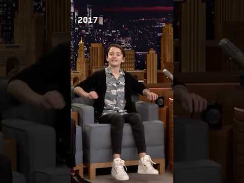 Some things never change 🥺 #NoahSchnapp #StrangerThingsOnFallon #FallonTonight