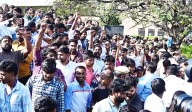 ‘CM Down Down’: Revanth Reddy leaves OU amid student uproar