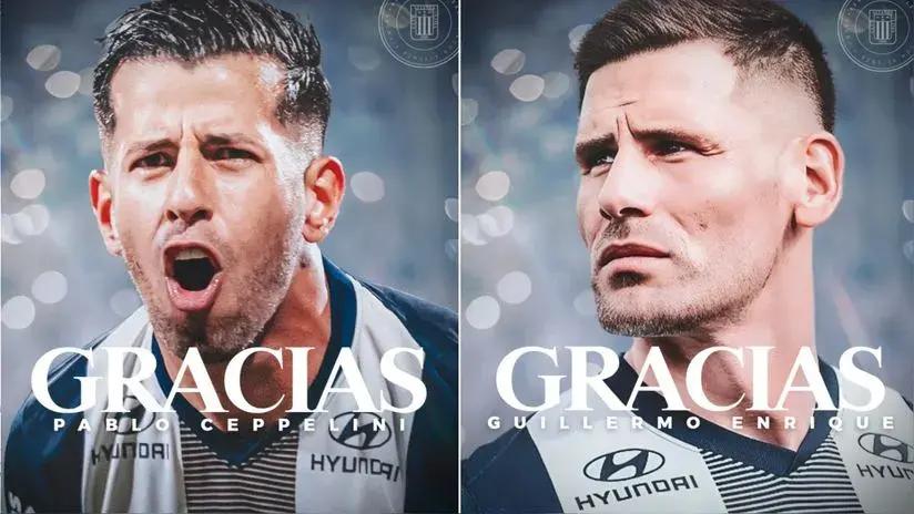 Inició la purga: Alianza Lima anunció la salida de Pablo Ceppelini y Guillermo Enrique