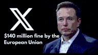 EU fines Elon Musk’s X $140 million under digital services act