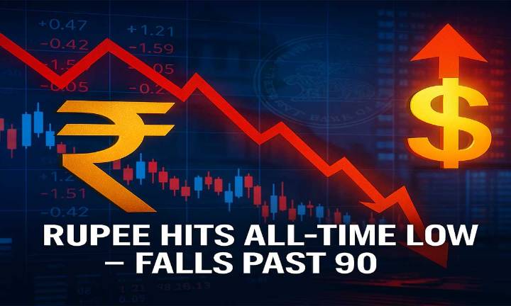 Indian Rupee Hits All-Time Low Against US Dollar Again; Falls Beyond 90 Mark