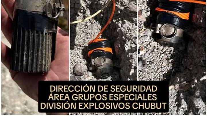 Hallan y destruyen una granada de mano activa en Caleta Córdova