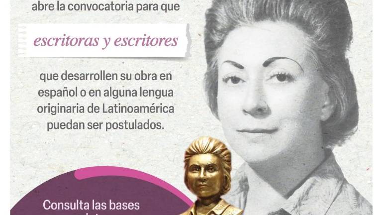 Invitan a postular al Premio al Mérito Literario Rosario Castellanos 2025