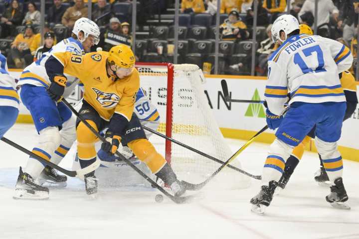 Steven Stamkos scores 4 to help Predators rout Blues - The Rink Live | Coverage of youth, junior, high school and college hockey