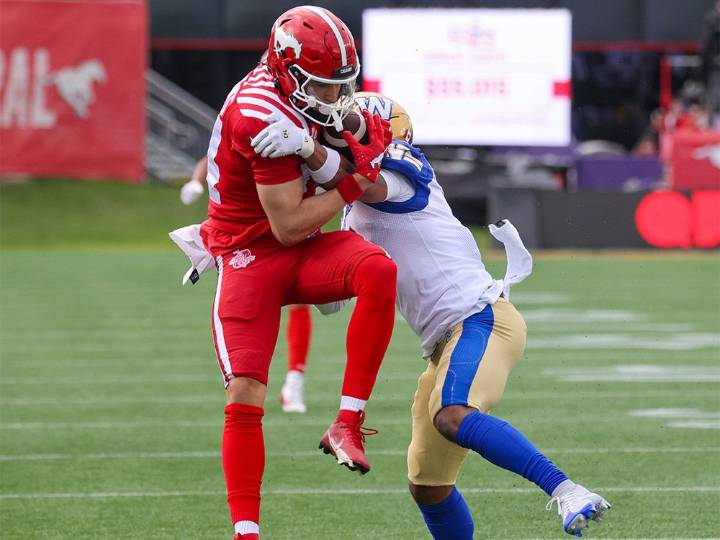 'Clutch' receiver Clark Barnes re-signs with CFL's Calgary Stampeders