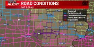 Travel not advised in parts of eastern Iowa