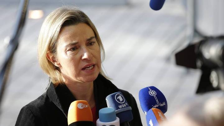 La ex alta representante de UE Federica Mogherini, entre detenida por un supuesto fraude