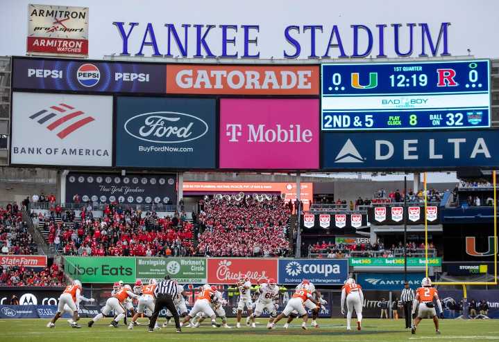 2025 Pinstripe Bowl matchup at Yankee Stadium announced