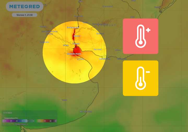 Buenos Aires es un horno: ¿cuándo baja la temperatura y qué día del fin de semana largo puede llover en el AMBA?